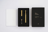 Classic Revolve Fountain Pen – Brass, ystudio, stationery design, home office