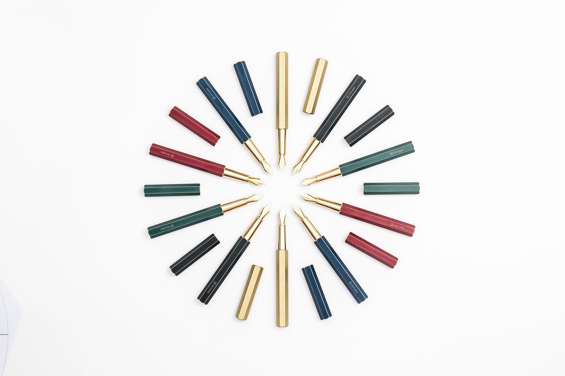 Classic Revolve Fountain Pen, ystudio, stationery design, home office