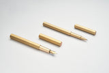 Classic Revolve Fountain Pen – Brass, ystudio, stationery design, home office