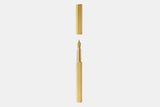 Classic Revolve Fountain Pen – Brass, ystudio, stationery design, home office