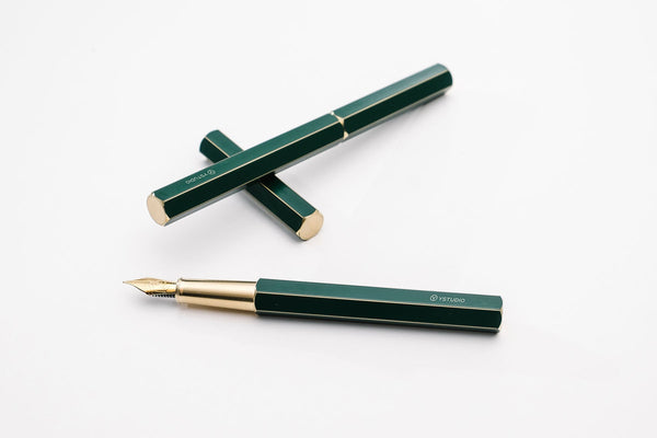 Classic Revolve Fountain Pen, ystudio, stationery design, home office