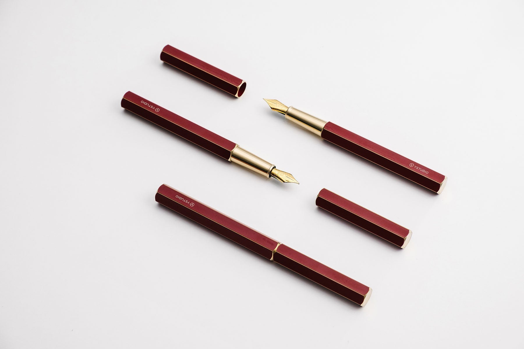 Classic Revolve Fountain Pen, ystudio, stationery design, home office