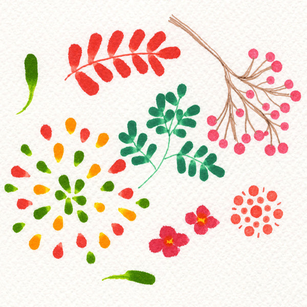 Kuretake Clean Color Dot – Red, Kuretake, stationery design