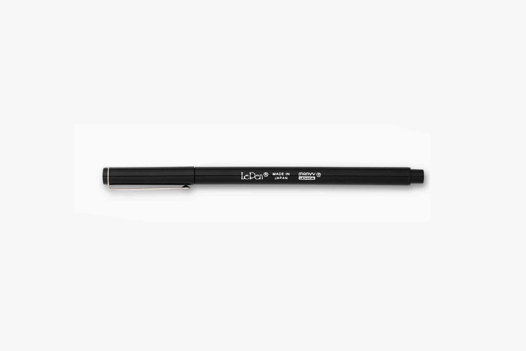 LePen Fineliner – Black, Marvy Uchida, stationery design