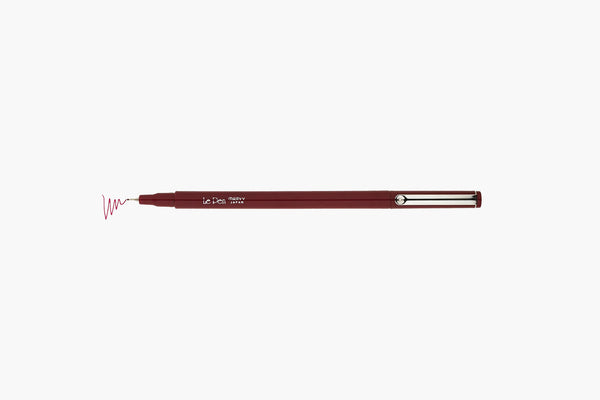 LePen Fineliner – Burgundy, Marvy Uchida, stationery design