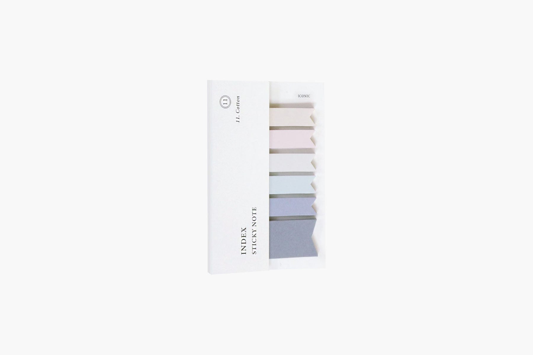Index Sticky Bookmarks – Cotton, Iconic, stationery design