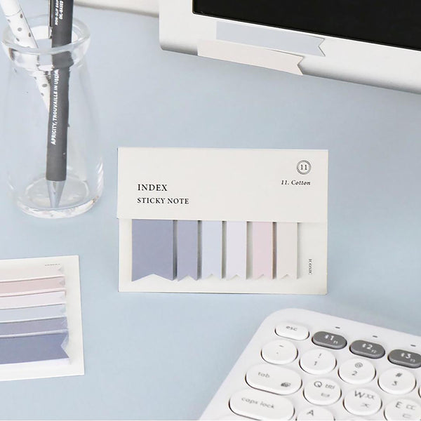 Index Sticky Bookmarks – Cotton, Iconic, stationery design