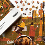 Puzzle 1000 – Autumn Happiness, Figgle, paper design