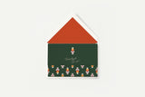 Christmas Greeting Card, Papear, stationery design, paper design
