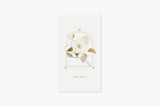 Pop-up Greeting Card – White Camellia, UWP Luxe, stationery design