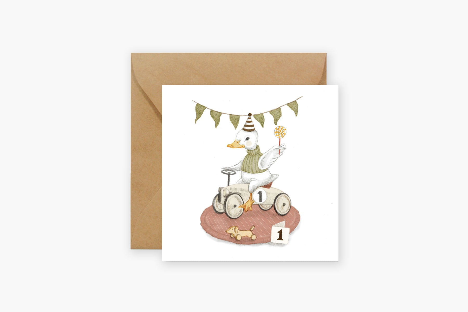 Greeting Card, Hi Little, stationery design, home office