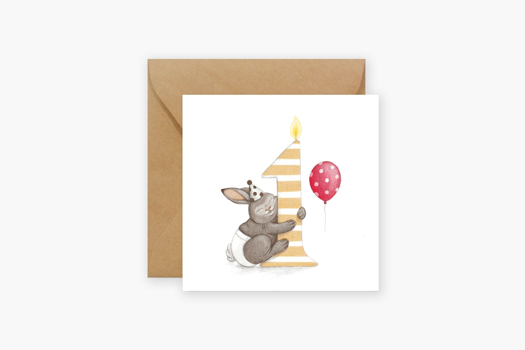 Greeting Card, Hi Little, stationery design, home office