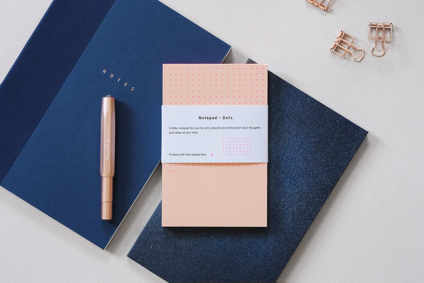 Mini Detachable Sheets Notepad – Orange, Before Breakfast, stationery, home office