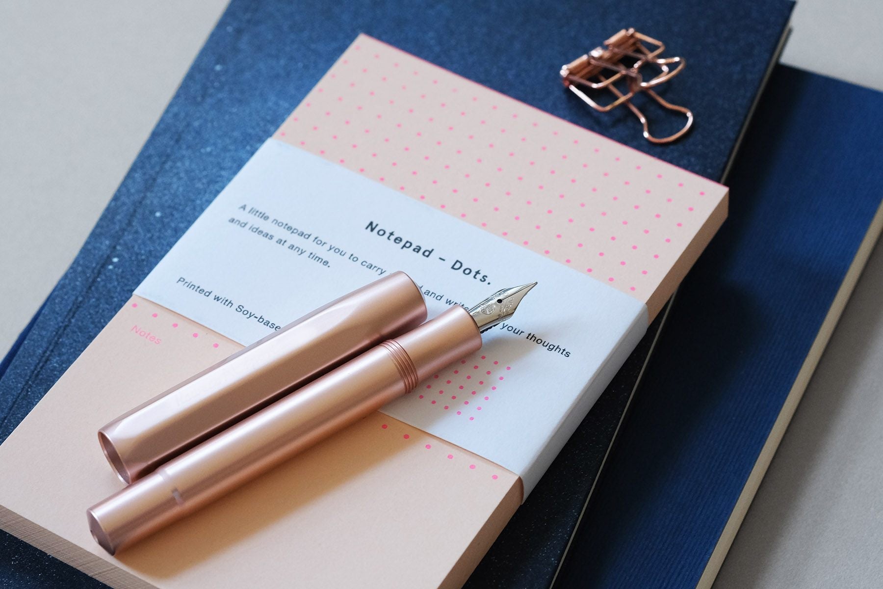Kaweco Collection AL Sport Aluminium Fountain Pen – Rose Gold, Kaweco, designer's stationery, home office