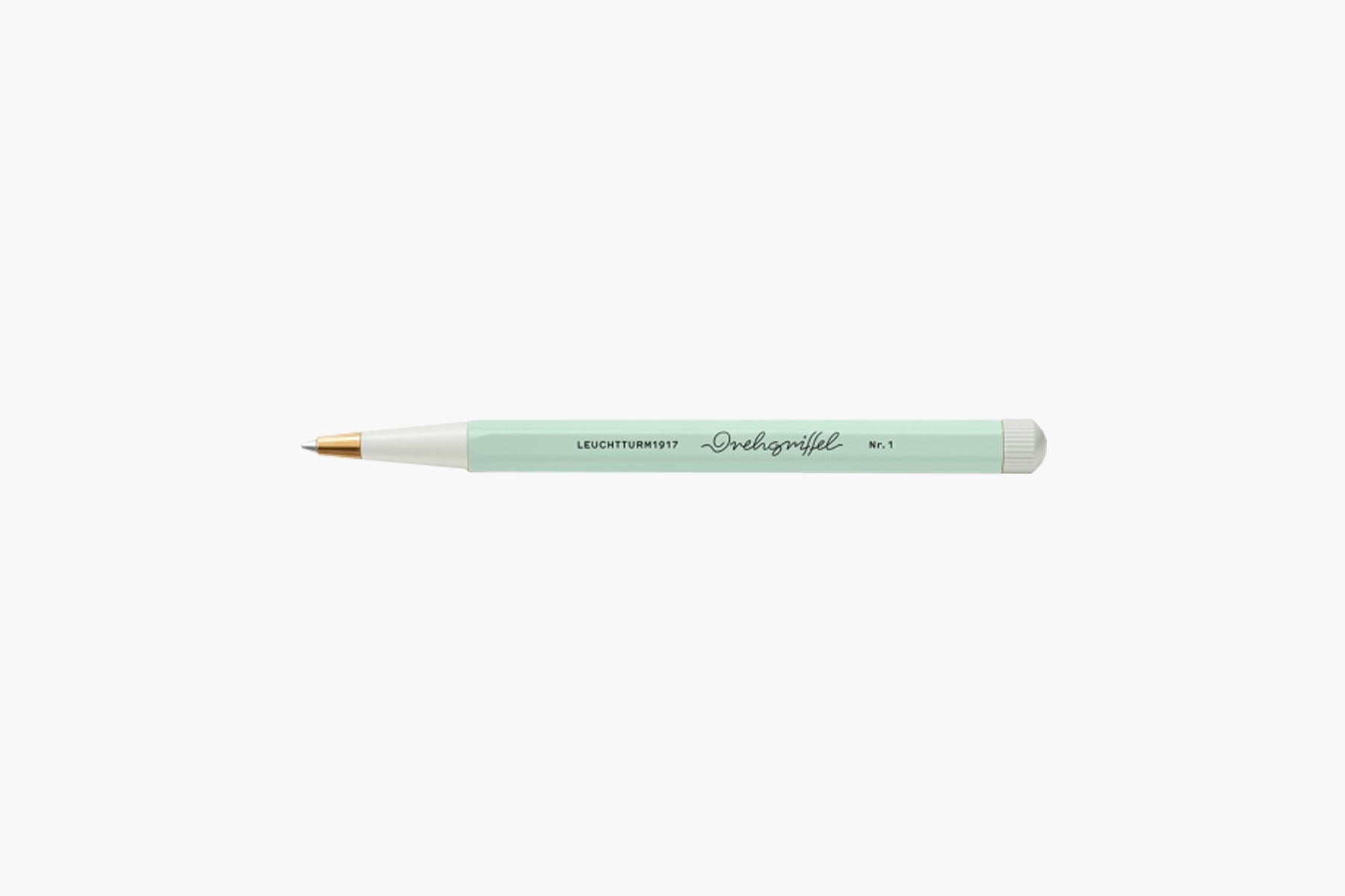 Drehgriffel Gel Ink Ballpoint Pen – Mint Green, Leuchtturm 1917, stationery design