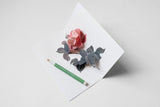 greeting card, decorative card, pop-up card, decorative card, stationery store, designer office supplies