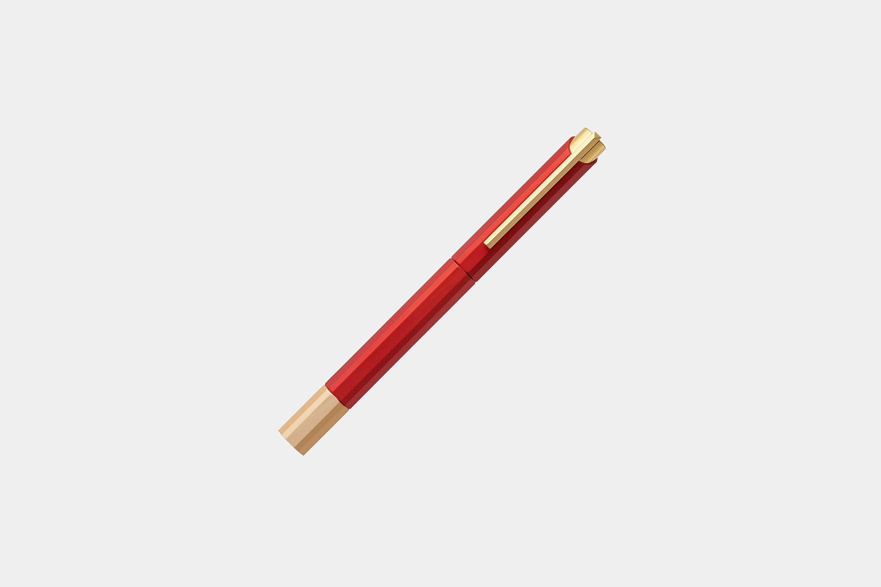 YSTUDIO Glamour Evolve Bihex Rollerball Pen – Marsala, ystudio, stationery design