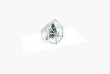 Pop-up Greeting Card – Winter Greenhouse, UWP Luxe, stationery design