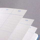 Undated Weekly Planner 6 Months, ICONIC, stationery design