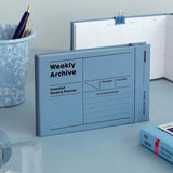 Undated Weekly Planner 6 Months, ICONIC, stationery design
