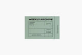 Undated Weekly Planner 6 Months, ICONIC, stationery design