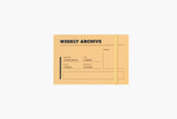 Undated Weekly Planner 6 Months, ICONIC, stationery design