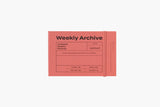 Undated Weekly Planner 6 Months, ICONIC, stationery design