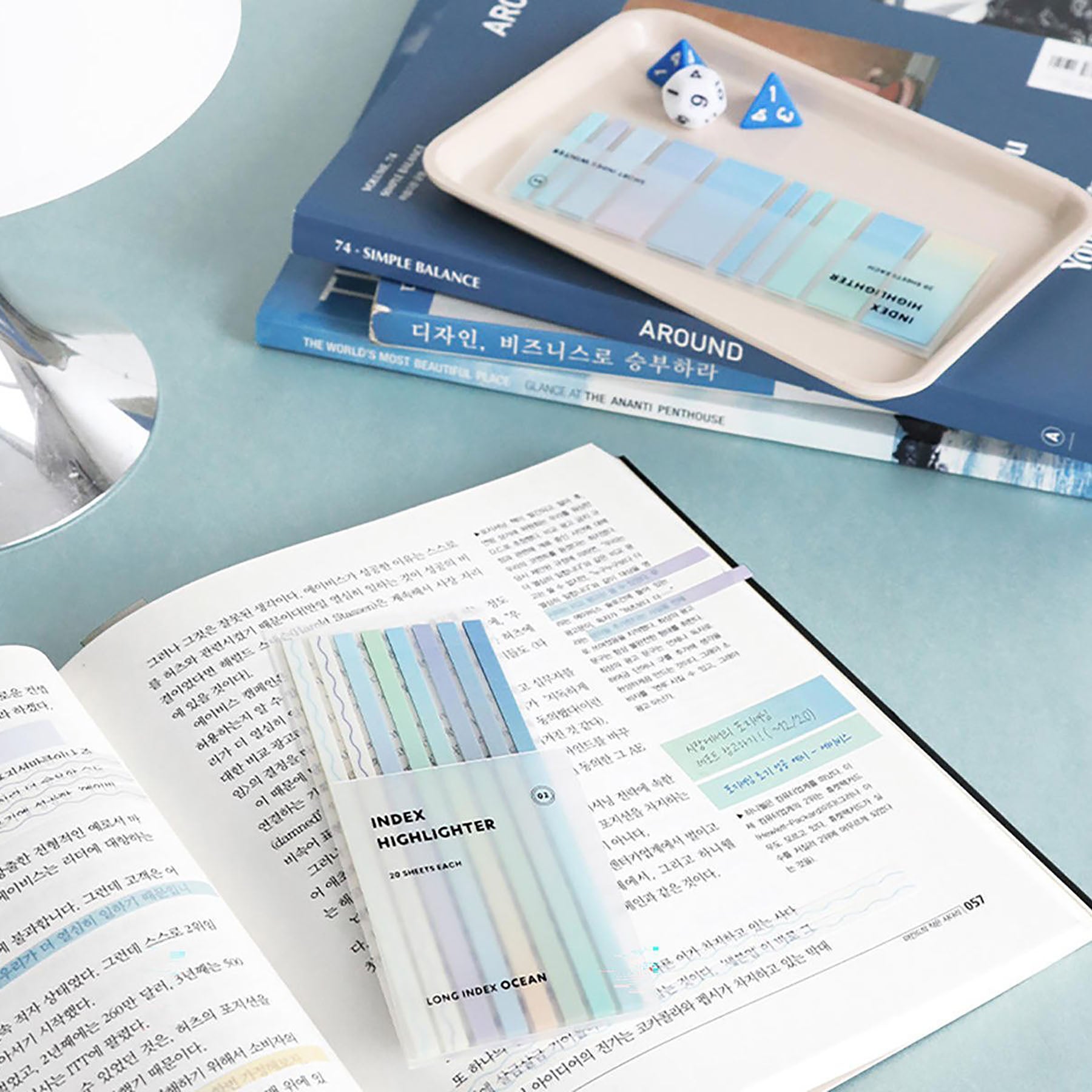 Index Sticky Bookmarks – Winter, Iconic, stationery design