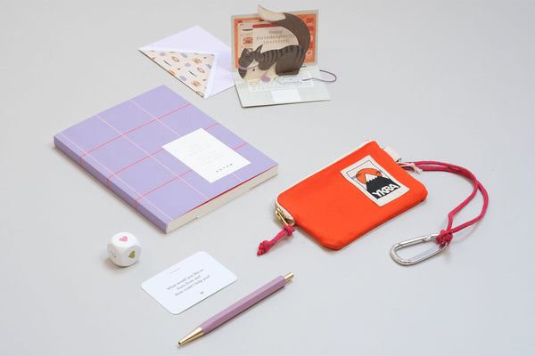 Uma Notebook – Lavender, Notem, stationery design