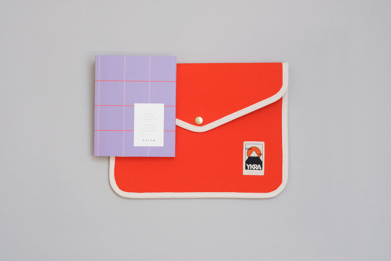 Laptop Case – Orange, YKRA, stationery design