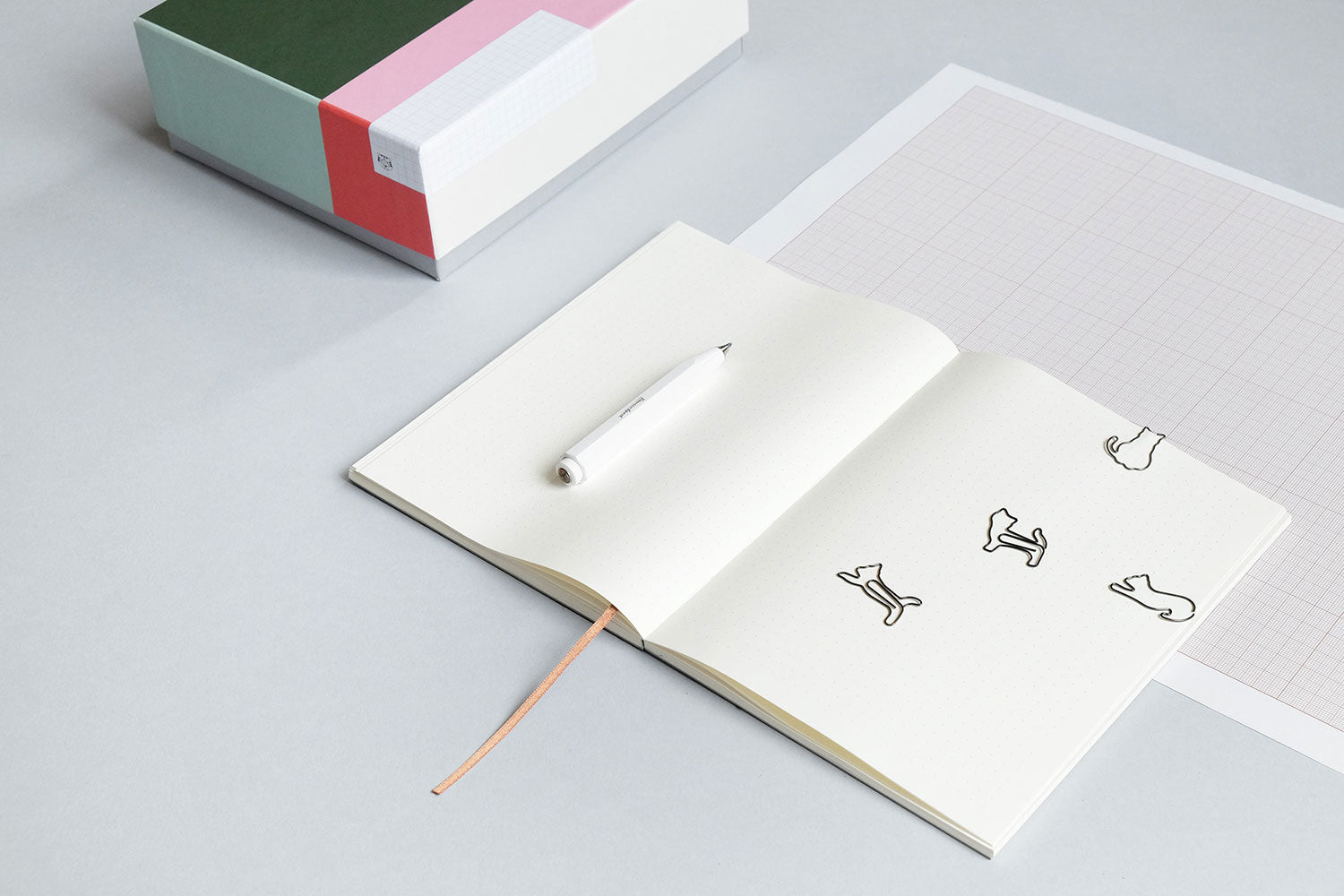 Notes Klasyk - różowy, Papierniczeni, design sklep papierniczy, domowe biuro
