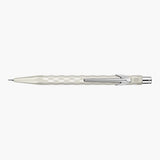 Caran d’Ache 844 Alpine Frost Aluminium Mechanical Pencil – White, Caran d'Ache, stationery design