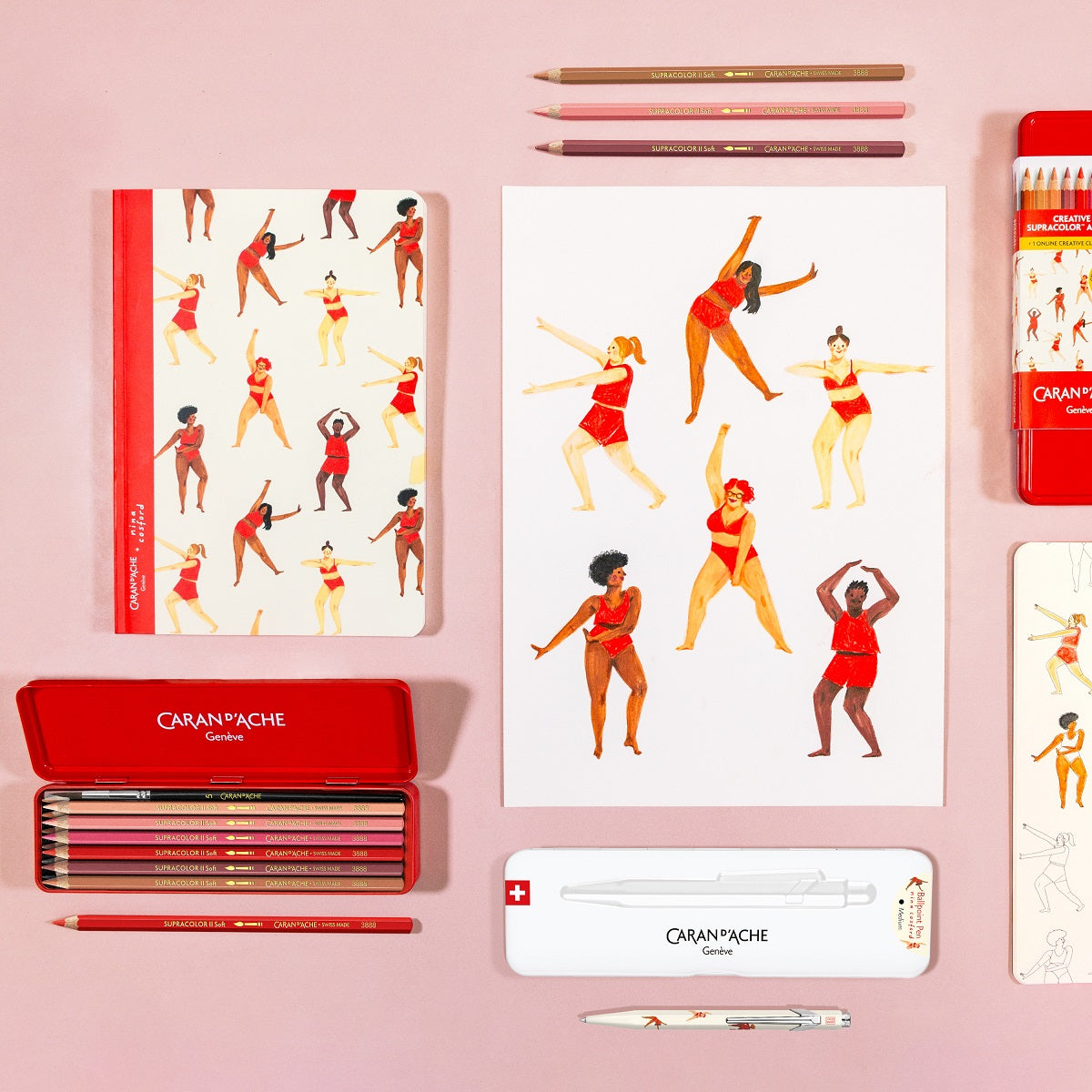 Caran d’Ache & Nina Cosford – szkicownik, Caran d’Ache, papierniczy design