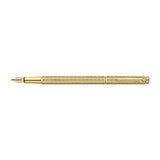 Caran d'Ache Ecridor Chevron brass fountain pen – Gold-plated