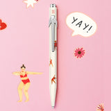 Caran d’Ache 849 & Nina Cosford Ballpoint Pen – Light Cream, Caran d’Ache, stationery design