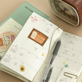 Calendar 2025 The Planner S – Cream Mint, ICONIC, stationery design