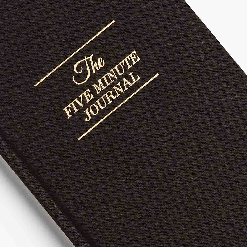 The Five Minute Journal – Black, Intelligent Change, stationery design