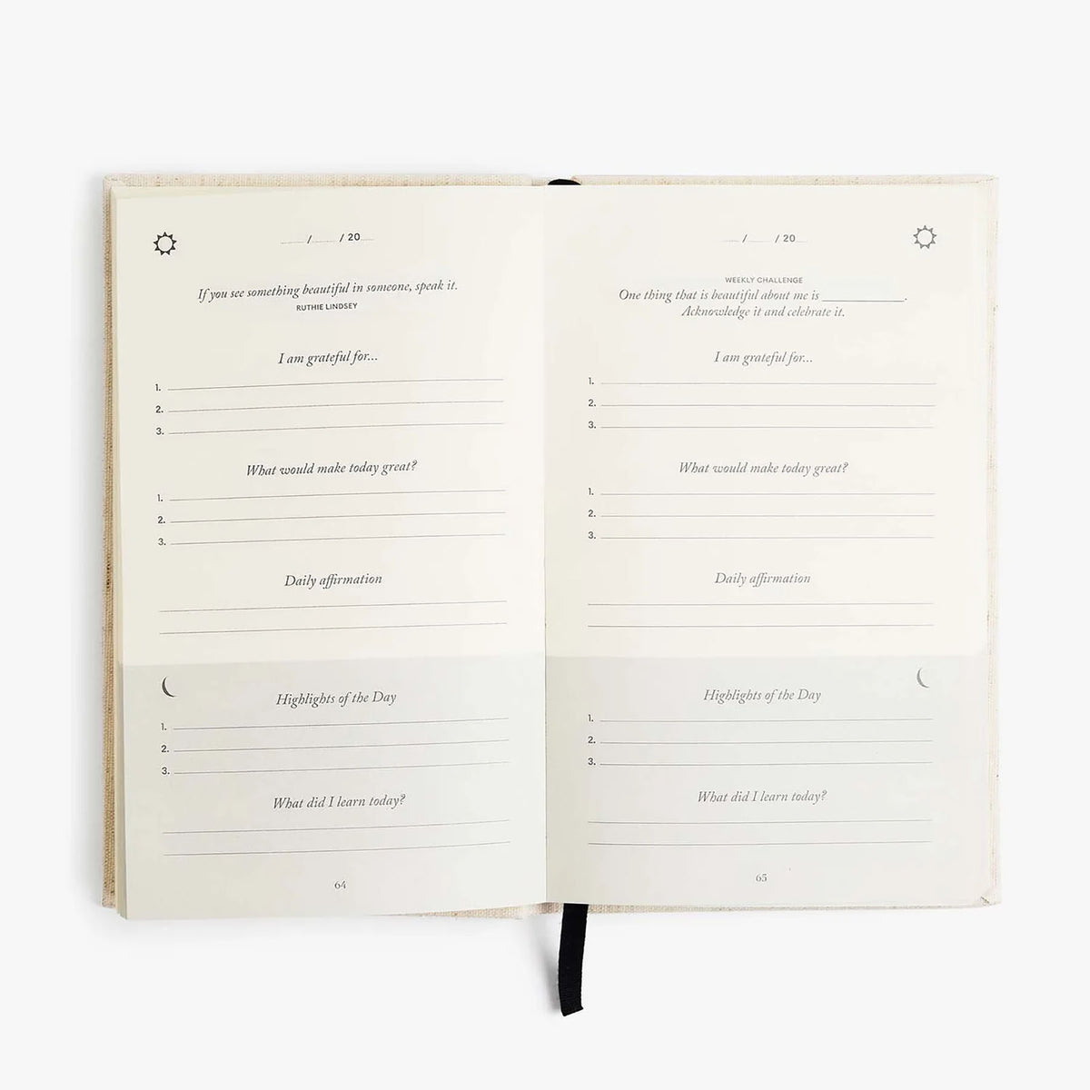 The Five Minute Journal – Beige