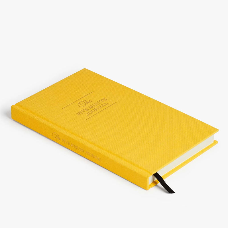 The Five Minute Journal - Yellow, Intelligent Change, stationery design