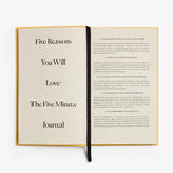 The Five Minute Journal - Yellow, Intelligent Change, stationery design