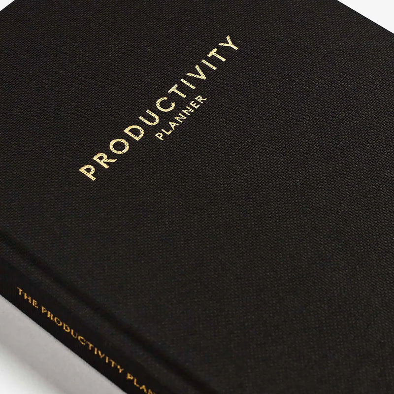 Productivity Planner - black, Intelligent Change, stationery design