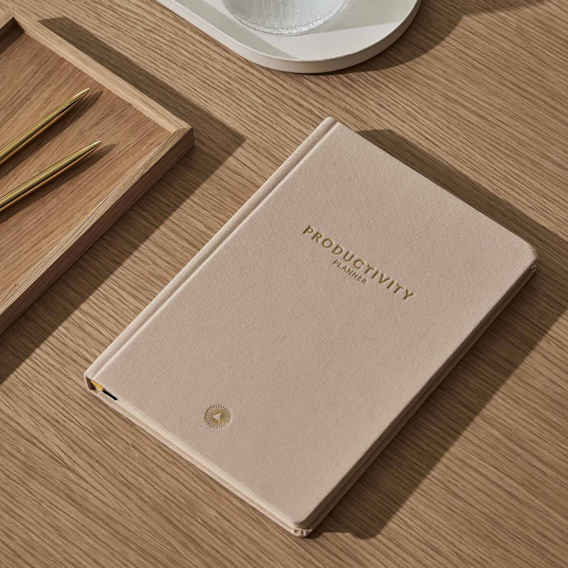 Productivity Planner - beige, Intelligent Change, stationery design