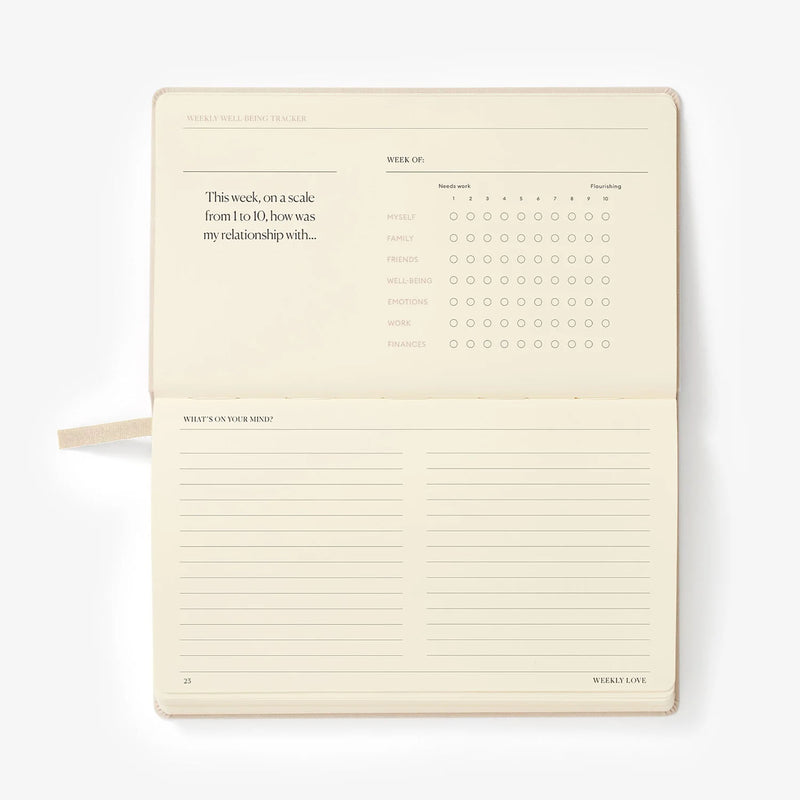 The Weekly Love Planner, Intelligent Change, stationery design