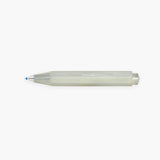 Short light green ballpoint pen with a hexagonal shape and the Kaweco logo.