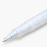 Kaweco rollerball pen body with the Kaweco logo in shimmering shades of blue.