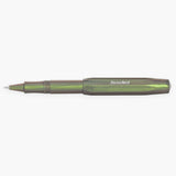 Kaweco LUNAR Sport Shadow Green rollerball pen in green with a pearlescent finish.