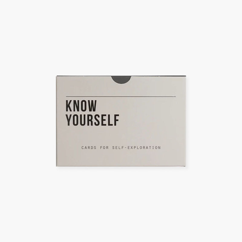 Know Yourself Prompt Cards, The School of Life, stationery design