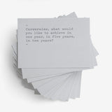 Know Yourself Prompt Cards, The School of Life, stationery design