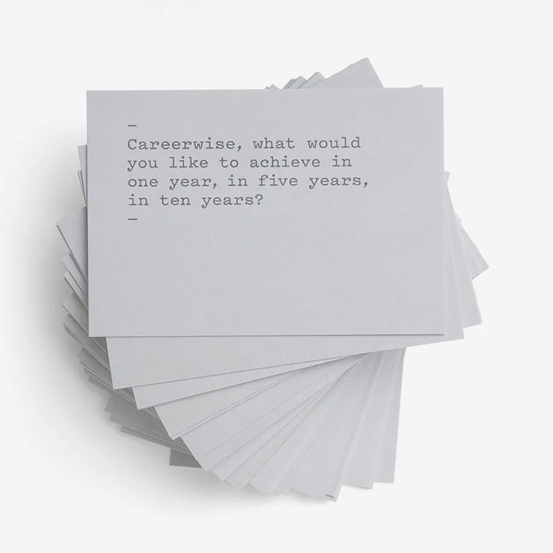 Know Yourself Prompt Cards, The School of Life, stationery design