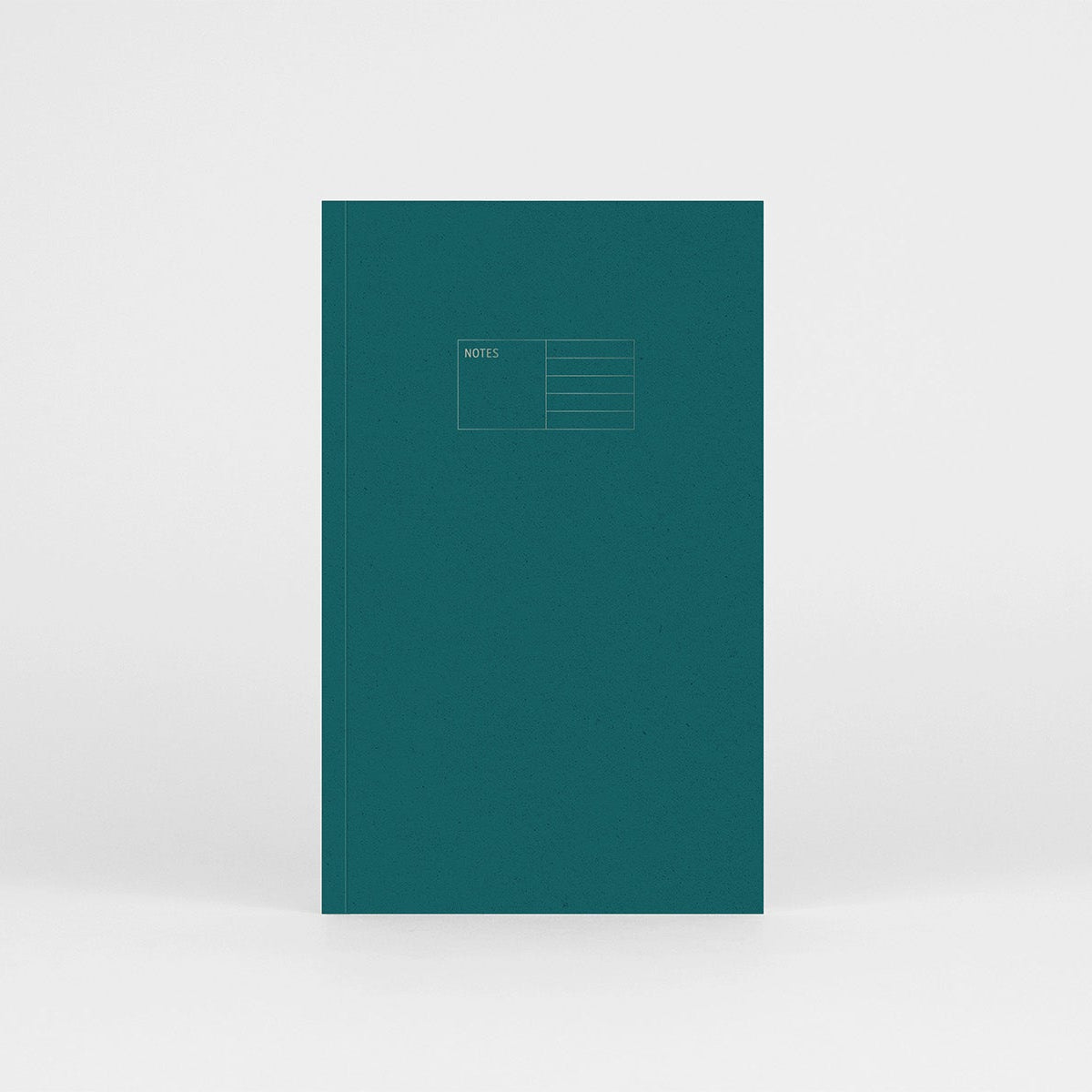 Notes Copper w miękkiej oprawie w kolorze turkusowym z miedzianymi detalami.